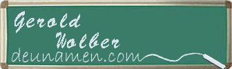 Gerold Wolber Visitenkarte